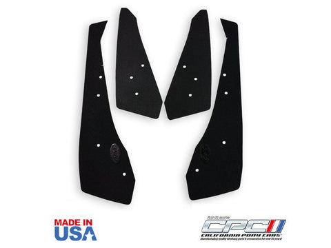 California Pony Cars Mustang Splash Shields (2015-2021)