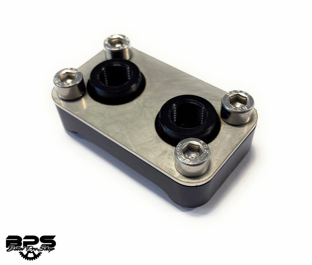 BPS Billet 1/8" Vacuum & Boost Pass Through