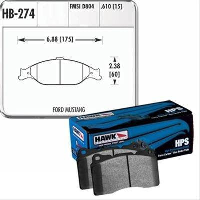 HPS Brake Pad Set (Front)