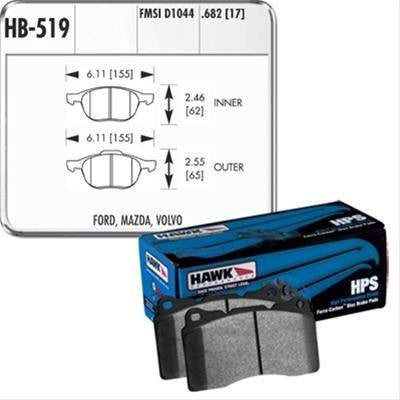 HPS Brake Pad Set (Front Set)