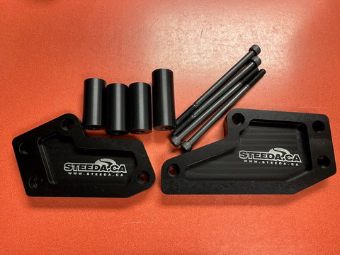 1979-2004 Coyote Engine Conversion Mounts (Solid Billet)