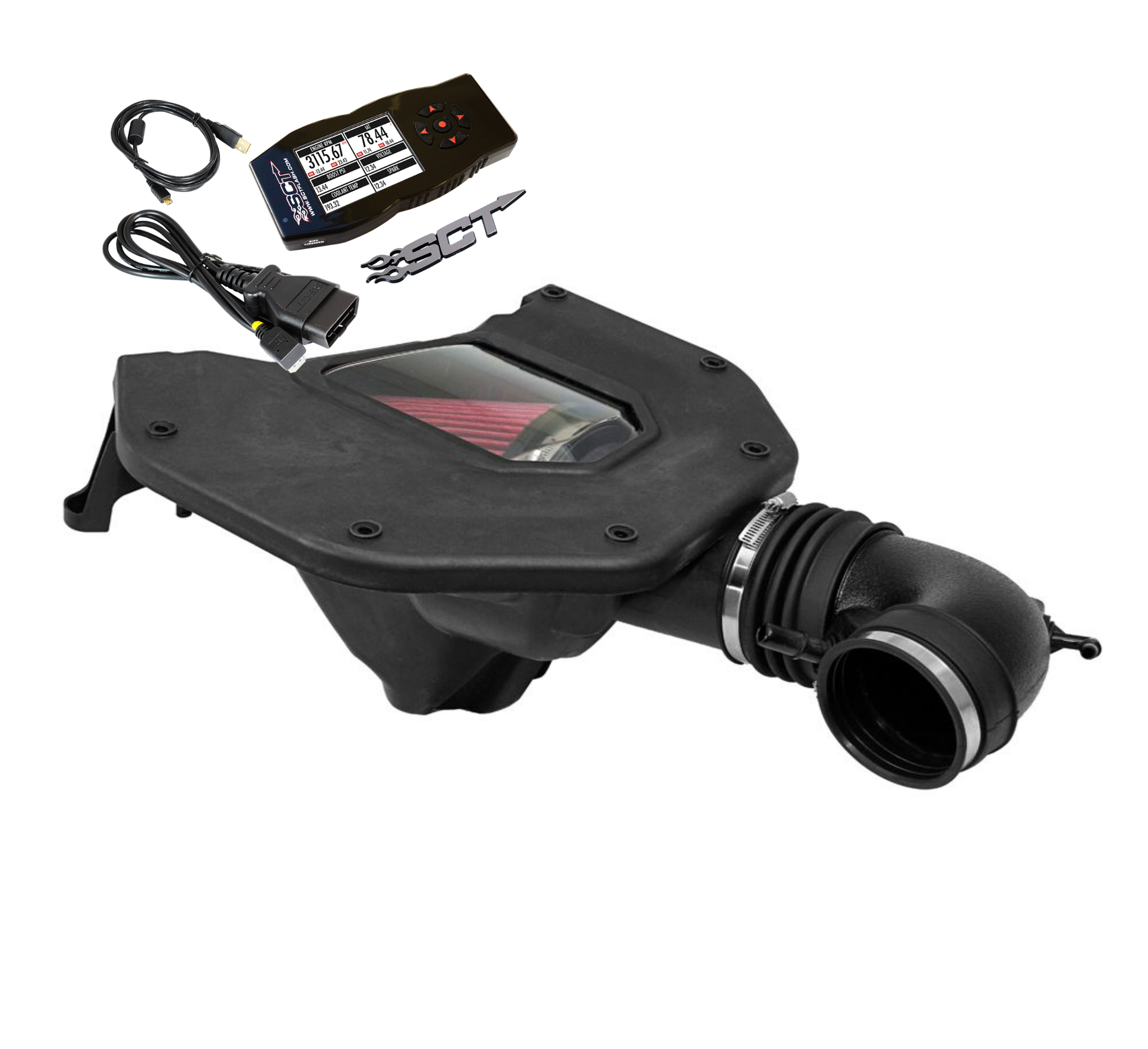 2018 2020 Mustang Cold Air Intake Package with Tuner