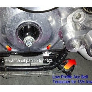 VMP LOW-PROFILE ACCESSORY BELT TENSIONER FOR USE WITH 15% OD PULLEY