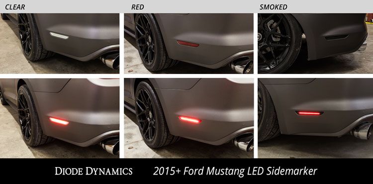 S550 Mustang Rear LED Side Marker Pair