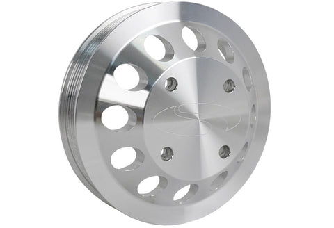 Steeda Mustang GT/BOSS 302 Billet 4 Bolt Water Pump Pulley 5.0L/5.2L GT350 (2011-2022)