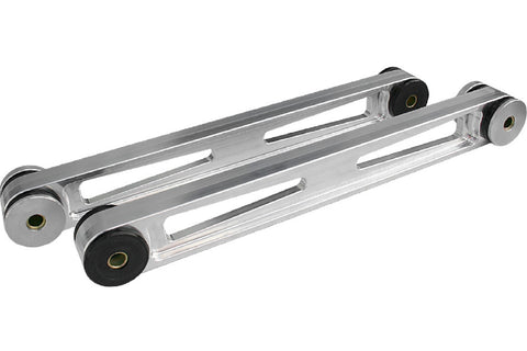 Steeda Mustang Billet Rear Lower Control Arms - w/ Logo Poly Ends (2005-2014)