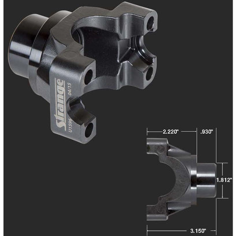 Strange Chrome Moly 1350 Series Yoke Fits Ford 8.8 Rear Ends