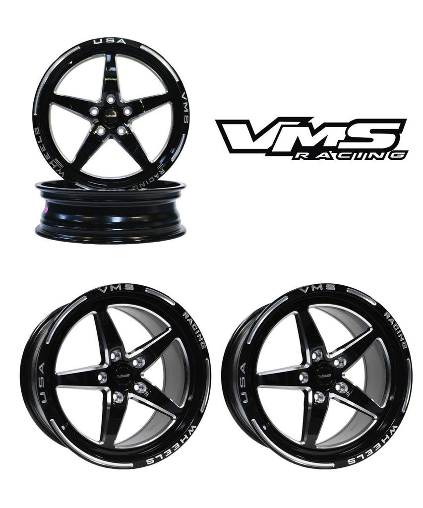 VMS V-star wheels package front and rear rims S550 Ford Mustang(2005-2020)